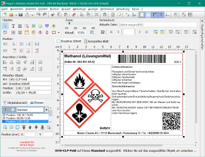 Heyer's Etiketten-Studio Pro (Etikettensoftware)