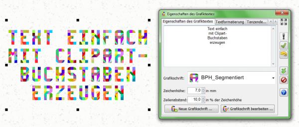 Heyer's Karten-Studio - Grafiktextfeld