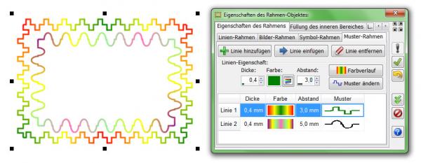 Heyer's Etiketten-Studio - Muster-Rahmen