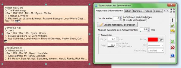 Heyer's Etiketten-Studio - Sammelfeld